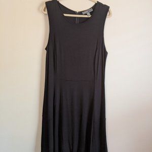 New Donna Ricco Black Sleeveless Dress, 2X